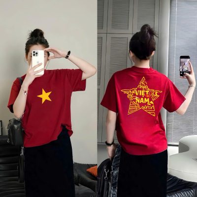 Cách thể hiện tinh thần yêu nước vừa giúp người tham dự cá tính thời trang, vừa gửi gắm thông điệp yêu nước sâu sắc